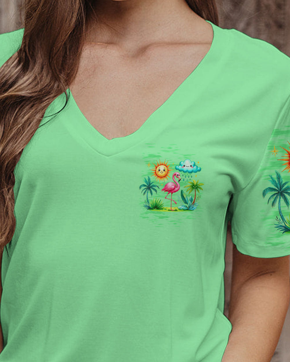 DANCE IN THE RAIN FLAMINGO ALL OVER PRINT - TYHI0307243