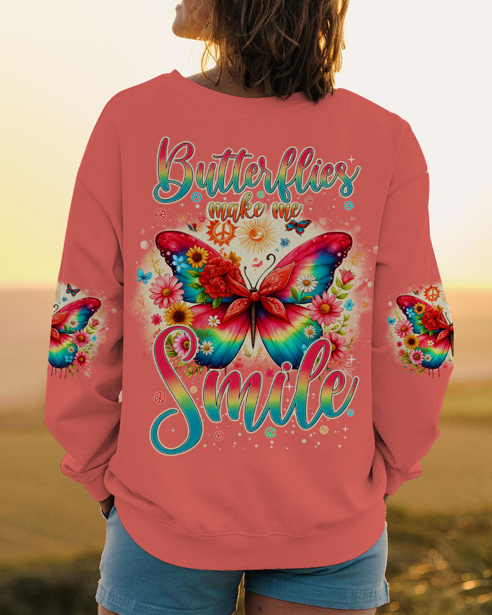 BUTTERFLIES MAKE ME SMILE ALL OVER PRINT - TYHI1006241