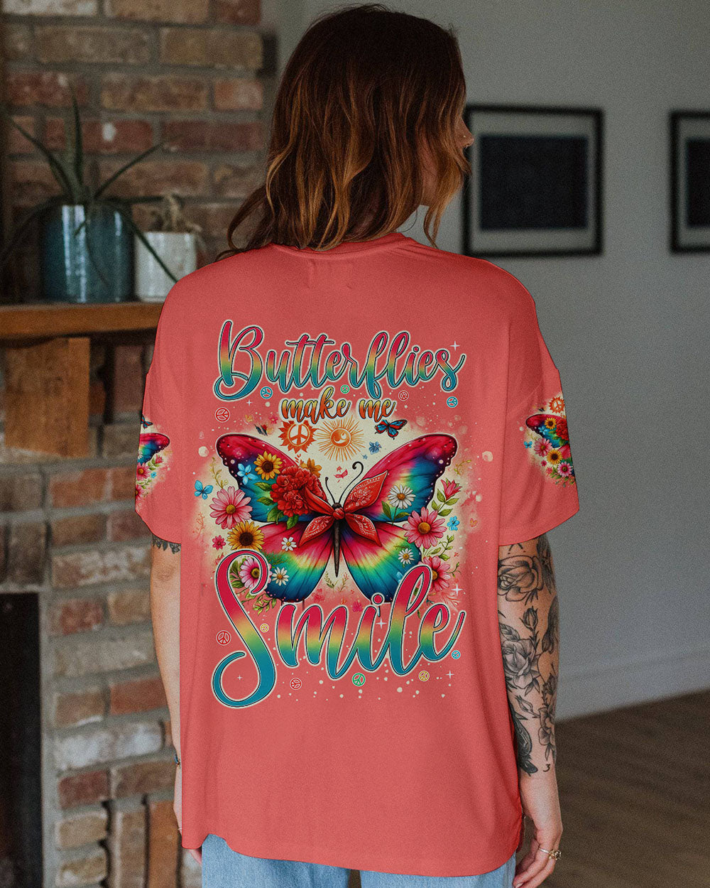 BUTTERFLIES MAKE ME SMILE ALL OVER PRINT - TYHI1006241