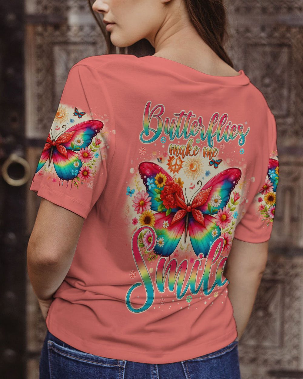 BUTTERFLIES MAKE ME SMILE ALL OVER PRINT - TYHI1006241
