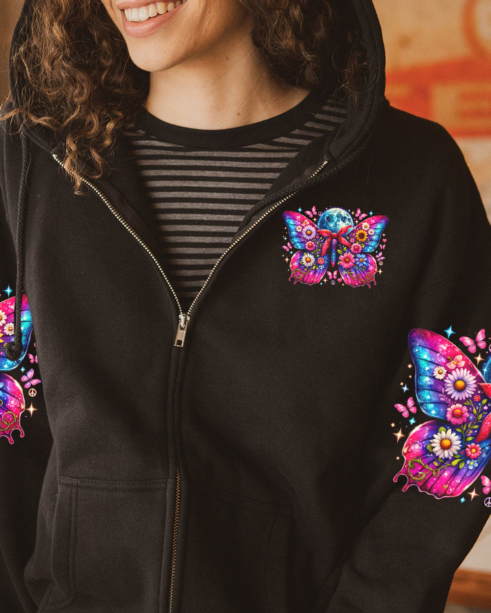 THE MOON SEES YOUR SOUL BUTTERFLY ALL OVER PRINT - TYHI1106243