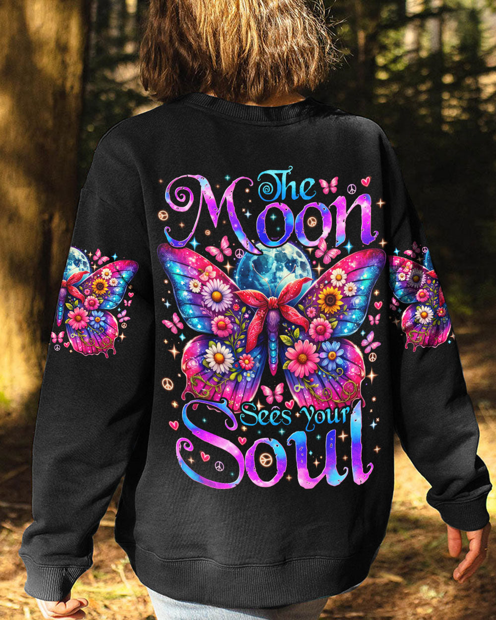 THE MOON SEES YOUR SOUL BUTTERFLY ALL OVER PRINT - TYHI1106243
