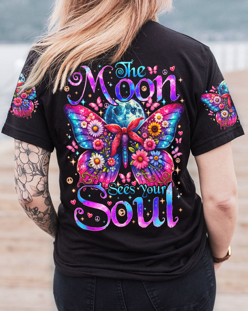 THE MOON SEES YOUR SOUL BUTTERFLY ALL OVER PRINT - TYHI1106243