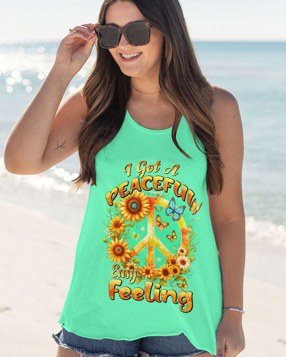 I GOT A PEACEFUL EASY FEELING ALL OVER PRINT - TYHI1305242