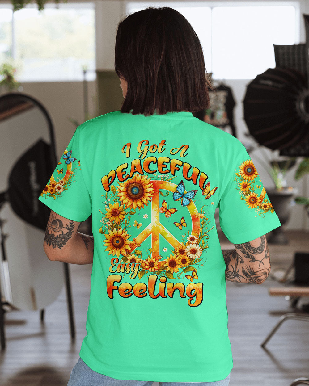I GOT A PEACEFUL EASY FEELING ALL OVER PRINT - TYHI1305242