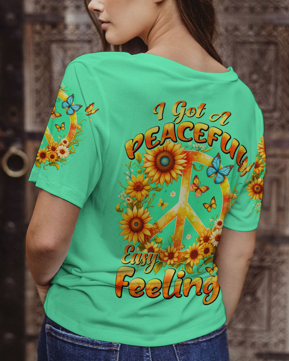 I GOT A PEACEFUL EASY FEELING ALL OVER PRINT - TYHI1305242
