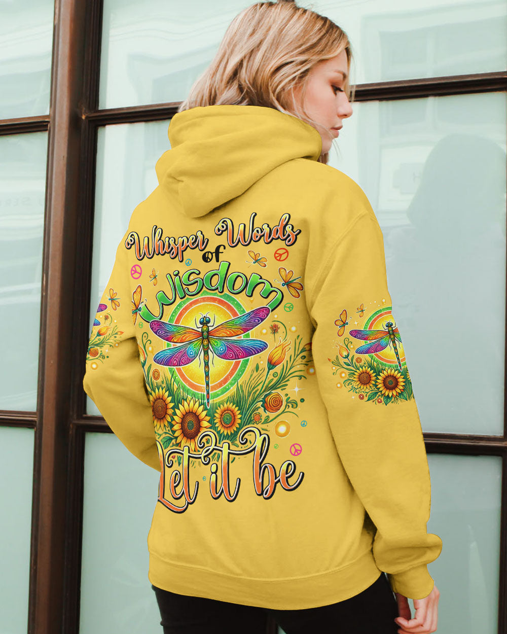 WHISPER WORDS OF WISDOM LET IT BE DRAGONFLY ALL OVER PRINT - TYHI1507242