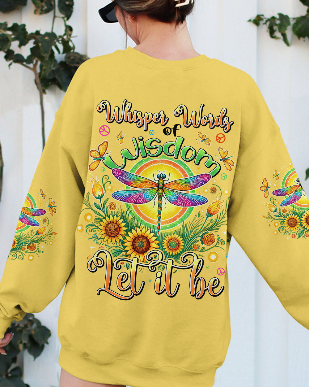 WHISPER WORDS OF WISDOM LET IT BE DRAGONFLY ALL OVER PRINT - TYHI1507242