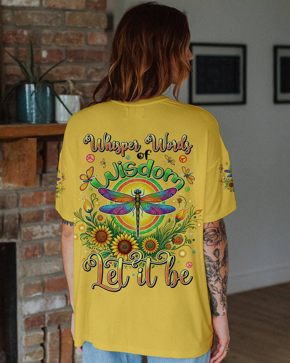 WHISPER WORDS OF WISDOM LET IT BE DRAGONFLY ALL OVER PRINT - TYHI1507242