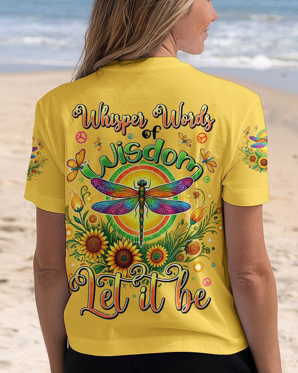 WHISPER WORDS OF WISDOM LET IT BE DRAGONFLY ALL OVER PRINT - TYHI1507242