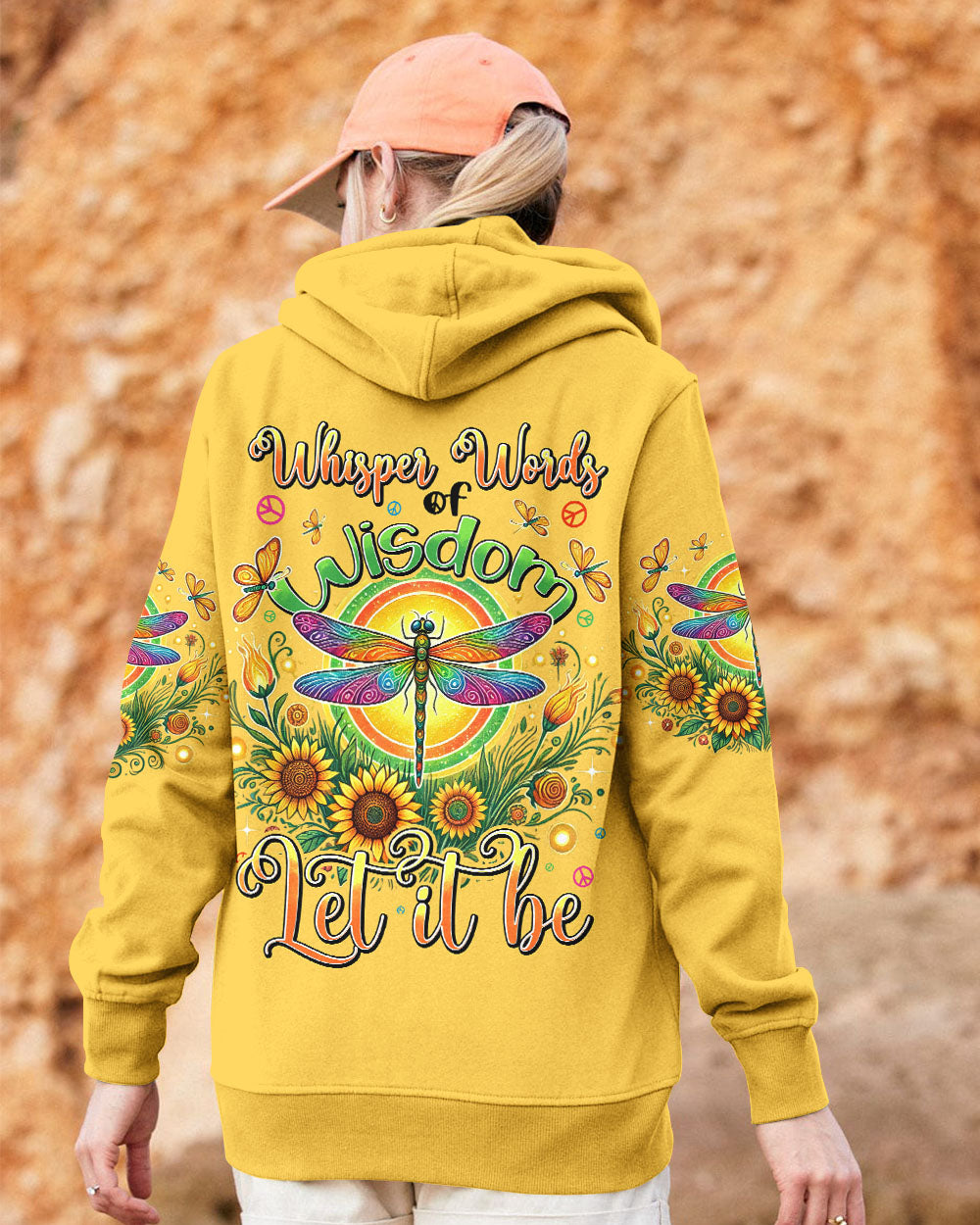 WHISPER WORDS OF WISDOM LET IT BE DRAGONFLY ALL OVER PRINT - TYHI1507242