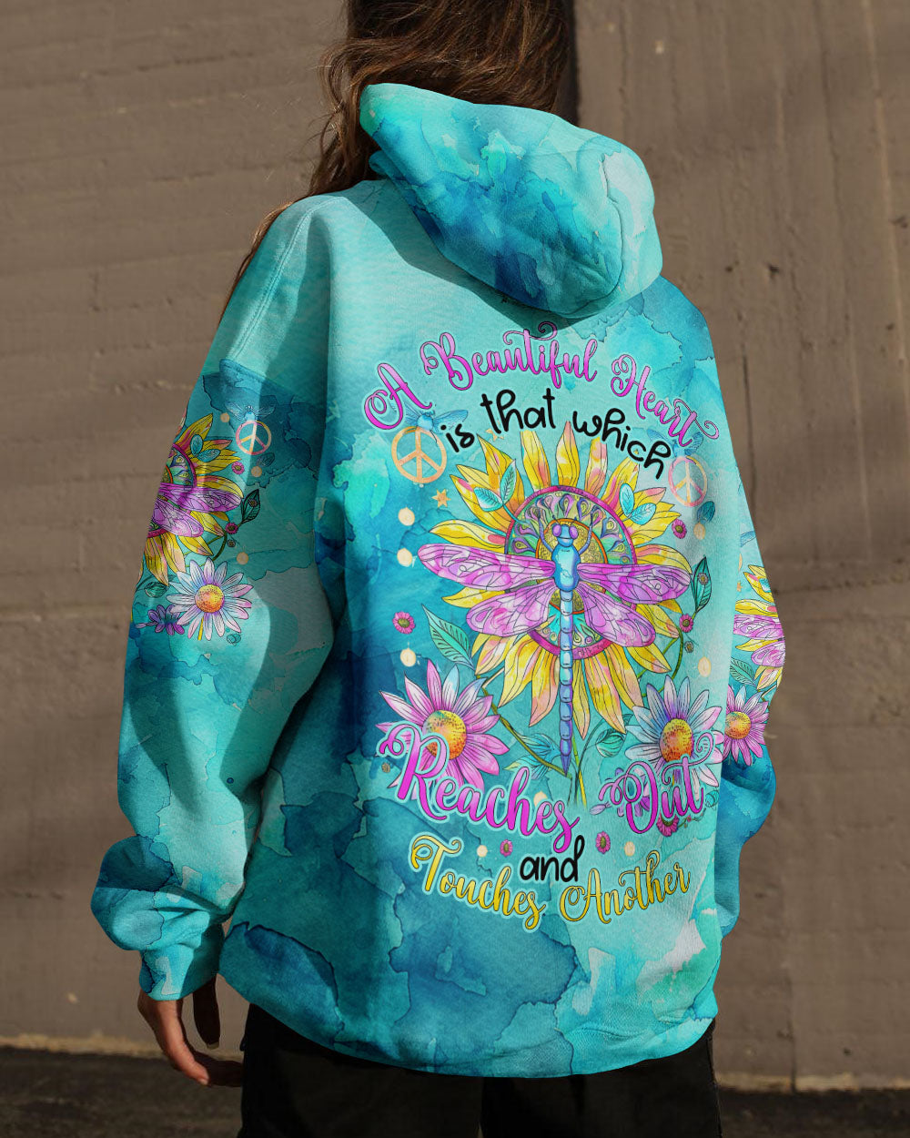 A BEAUTIFUL HEART DRAGONFLY ALL OVER PRINT - TYHI1607242