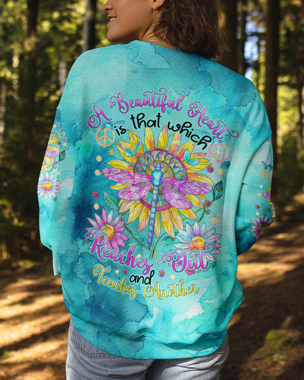 A BEAUTIFUL HEART DRAGONFLY ALL OVER PRINT - TYHI1607242