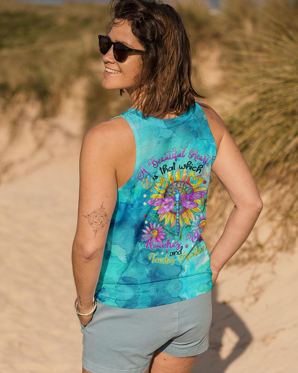 A BEAUTIFUL HEART DRAGONFLY ALL OVER PRINT - TYHI1607242
