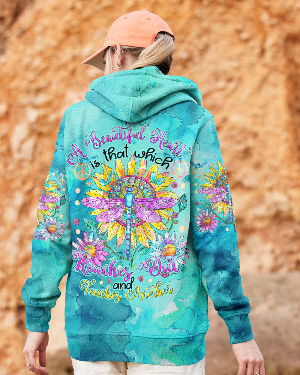 A BEAUTIFUL HEART DRAGONFLY ALL OVER PRINT - TYHI1607242
