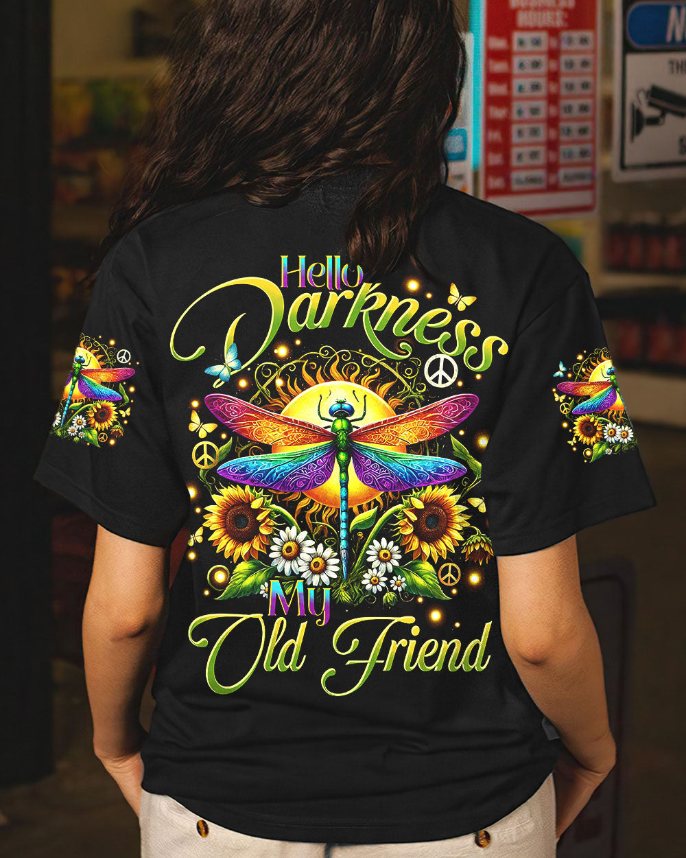 HELLO DARKNESS MY OLD FRIEND DRAGONFLY ALL OVER PRINT - TYHI1707242