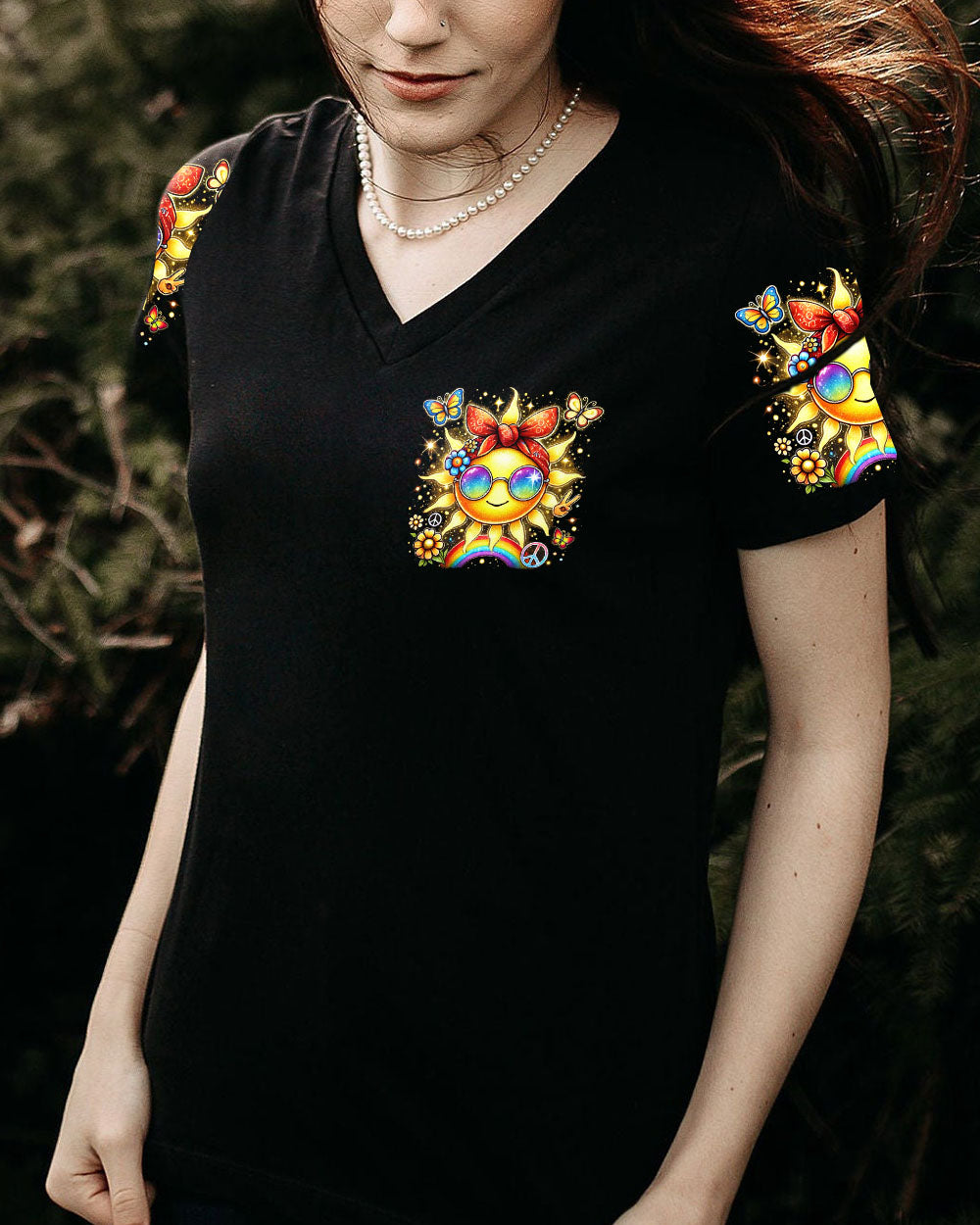 BE YOU THE WORLD WILL ADJUST HIPPIE SUN ALL OVER PRINT - TYHI2106242