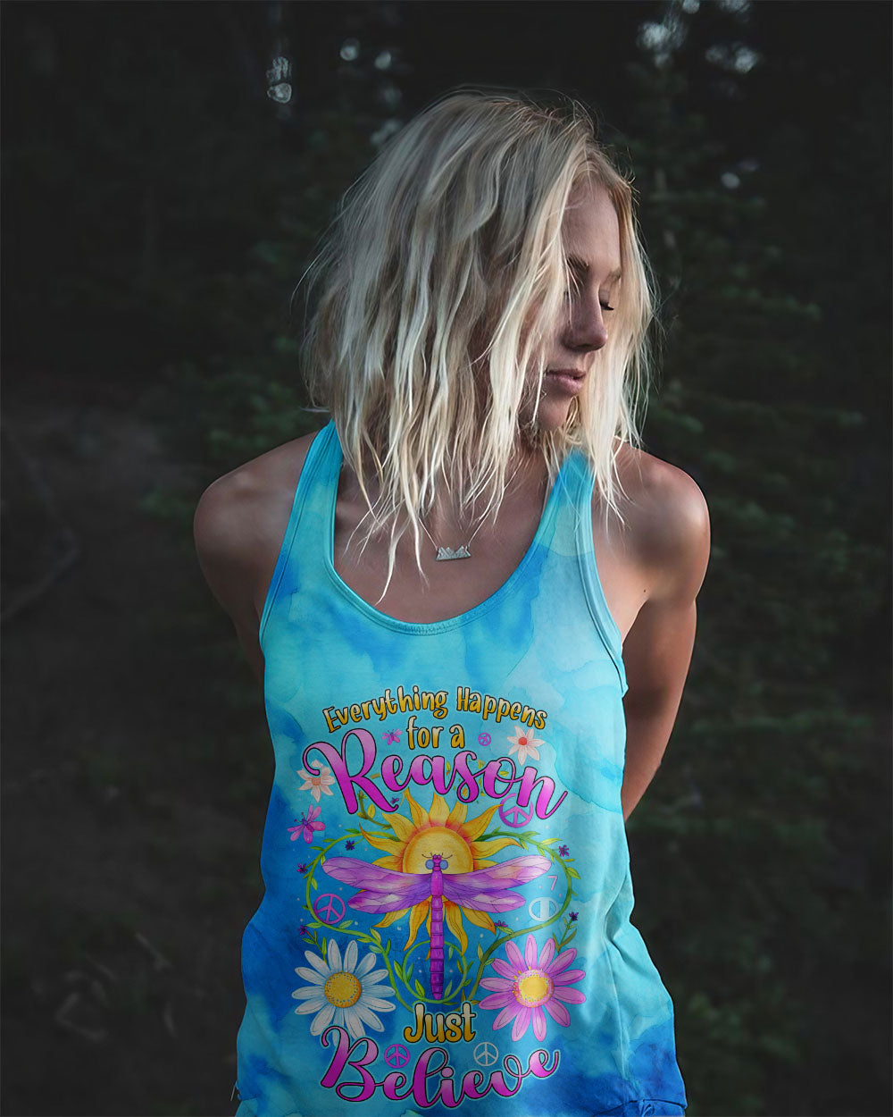 JUST BELIEVE DRAGONFLY ALL OVER PRINT - TYHI2307242