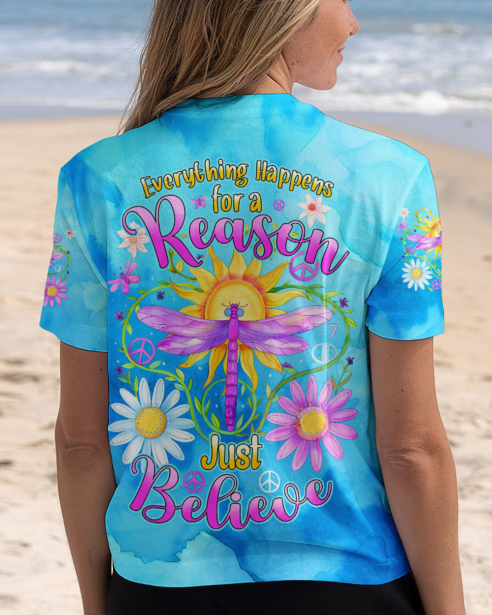 JUST BELIEVE DRAGONFLY ALL OVER PRINT - TYHI2307242