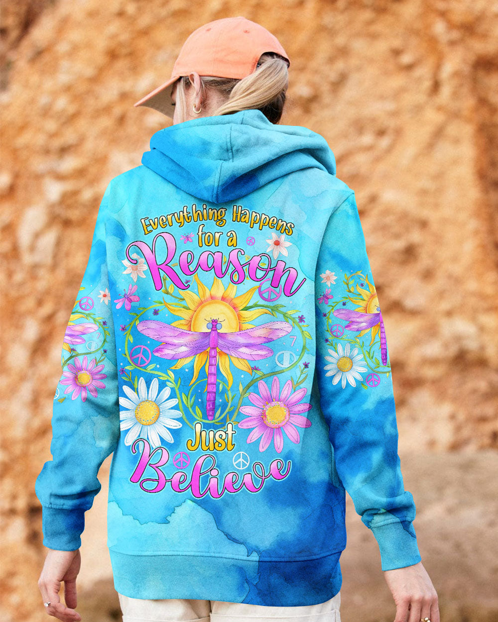 JUST BELIEVE DRAGONFLY ALL OVER PRINT - TYHI2307242