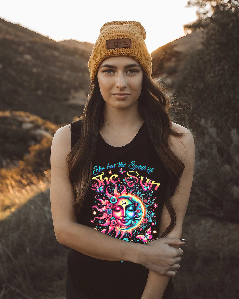 SHE HAS THE SPIRIT OF THE SUN ALL OVER PRINT - TYHI2404243