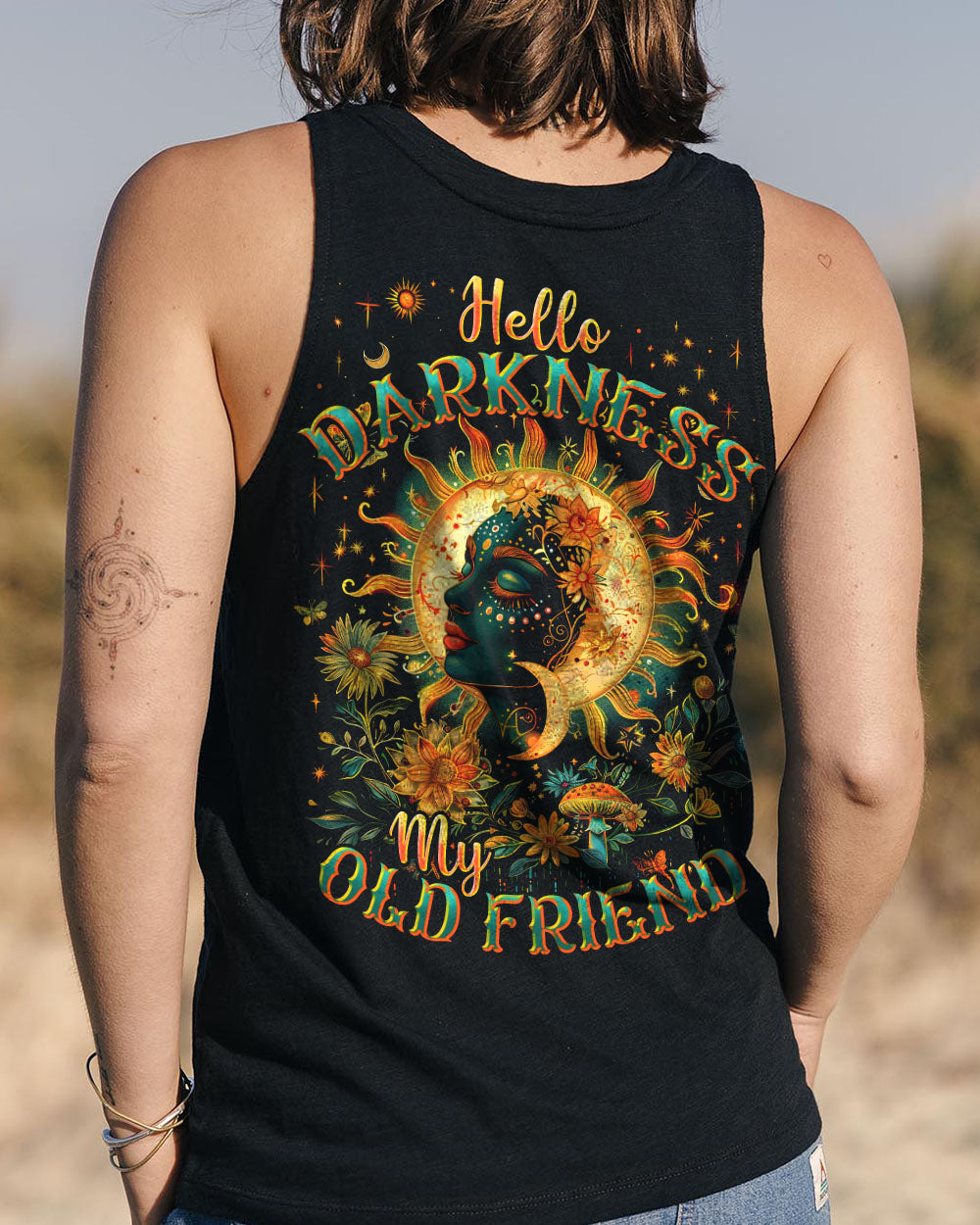 HELLO DARKNESS MY OLD FRIEND ALL OVER PRINT - TYHI2607242