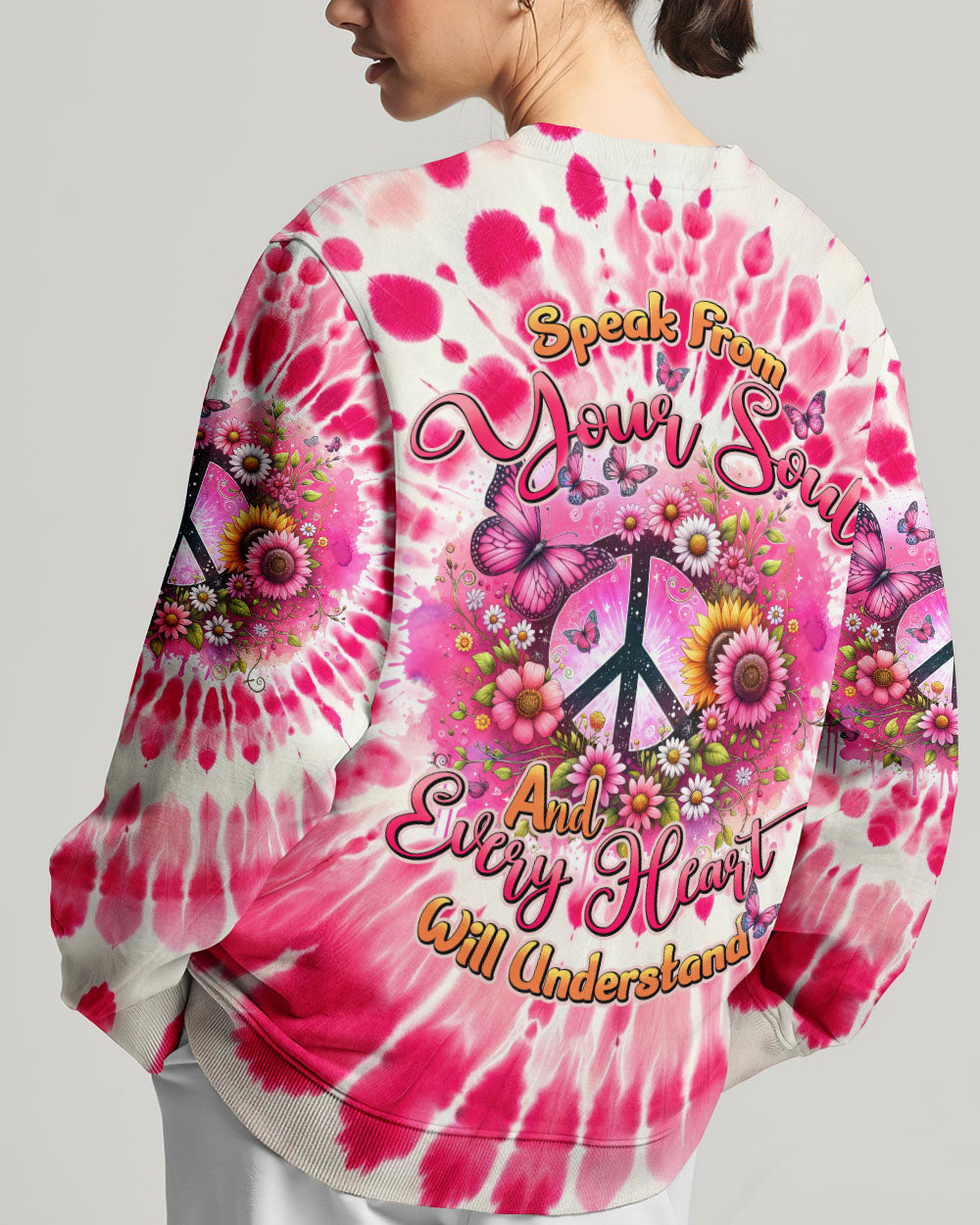 SPEAK FROM YOUR SOUL TIE DYE ALL OVER PRINT - TYHI3005241