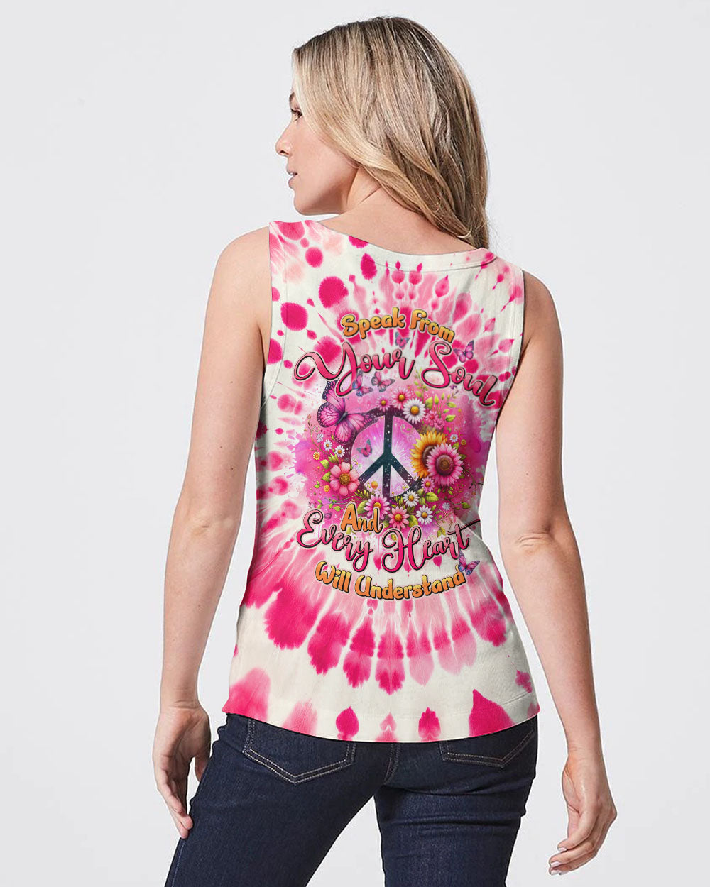 SPEAK FROM YOUR SOUL TIE DYE ALL OVER PRINT - TYHI3005241