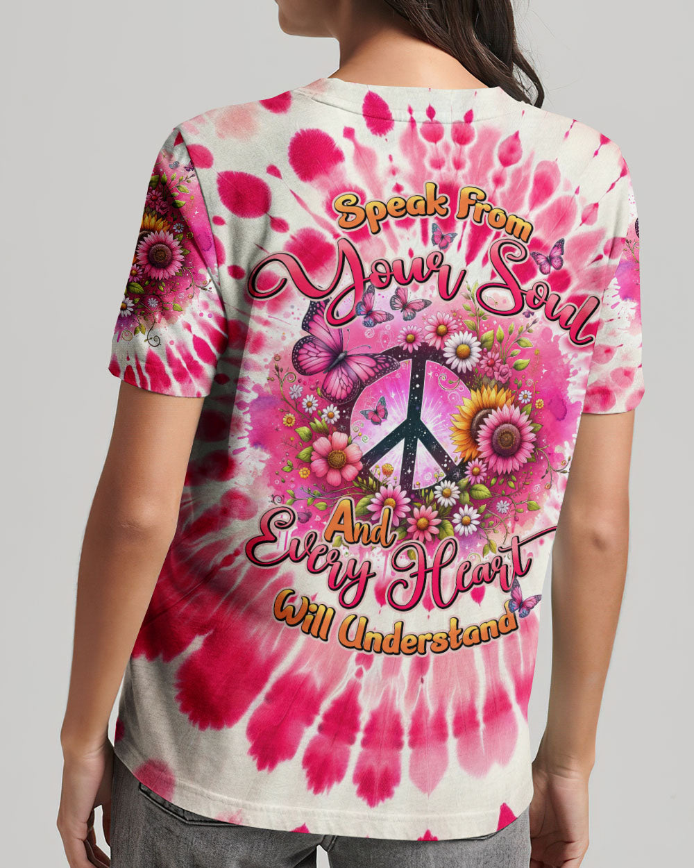 SPEAK FROM YOUR SOUL TIE DYE ALL OVER PRINT - TYHI3005241