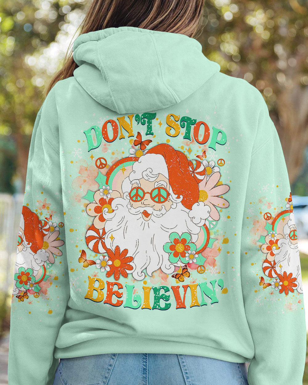 DON'T STOP BELIEVING CHRISTMAS ALL OVER PRINT - TYHN1211247