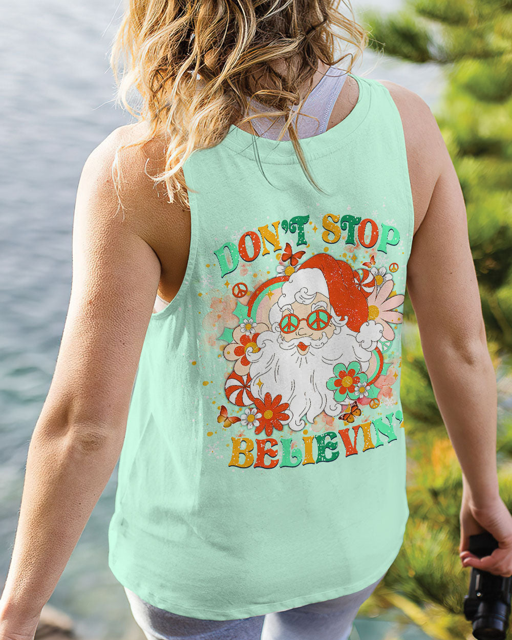 DON'T STOP BELIEVING CHRISTMAS ALL OVER PRINT - TYHN1211247