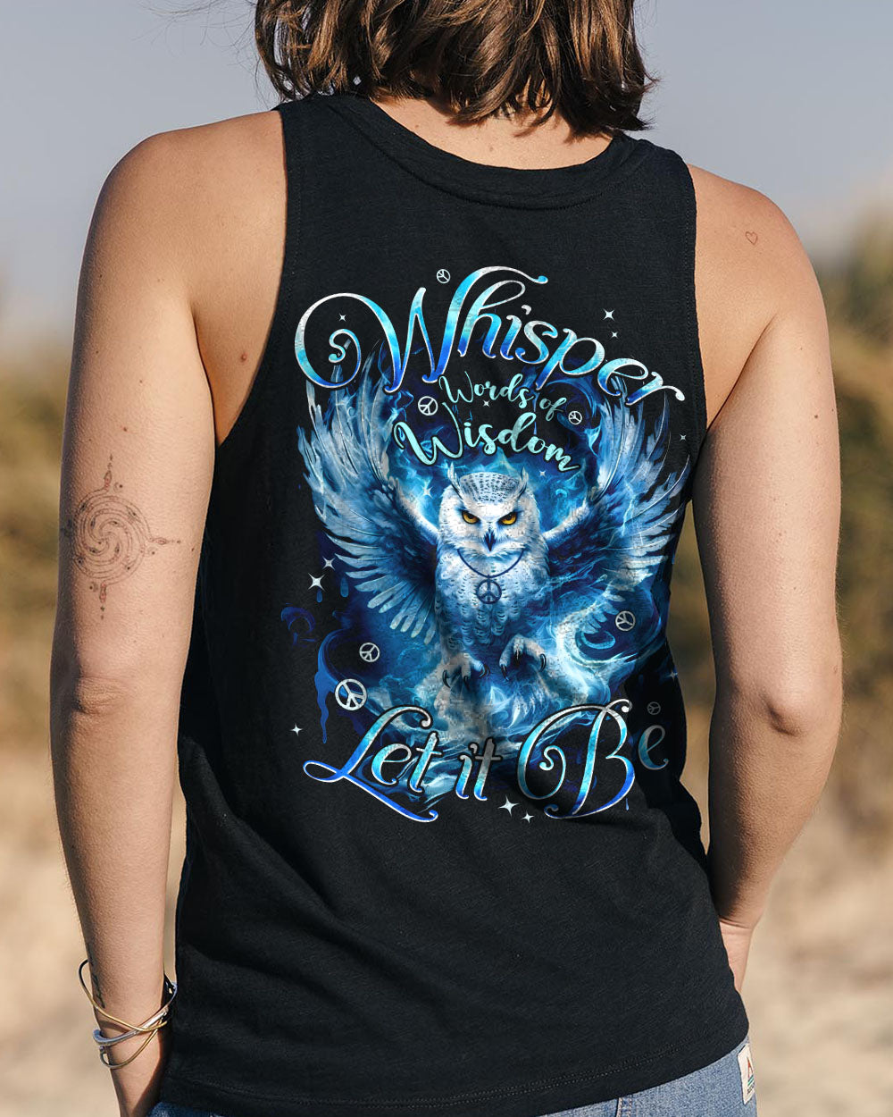 WHISPER WORDS OF WISDOM LET IT BE OWL ALL OVER PRINT - TYPQ0111251