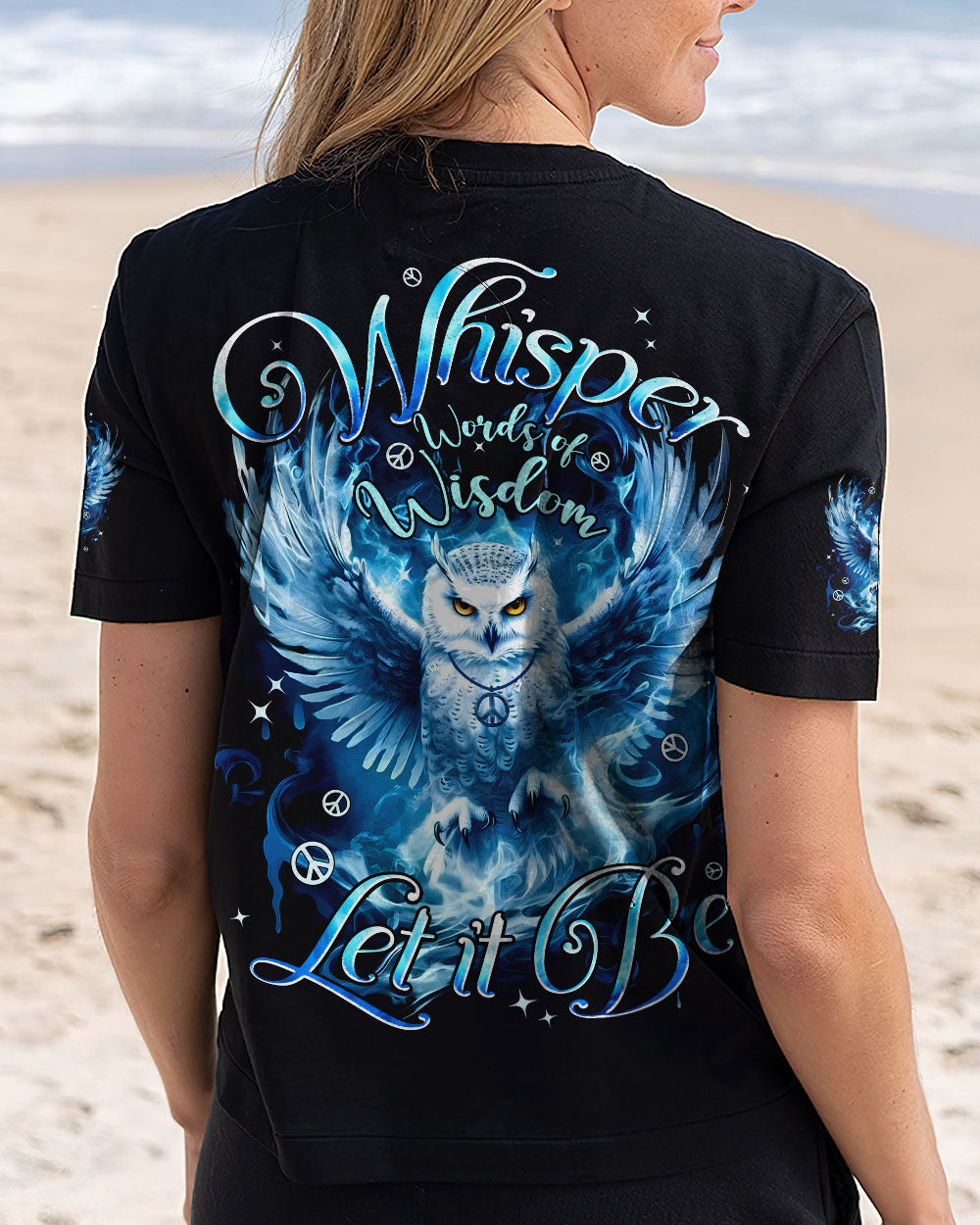 WHISPER WORDS OF WISDOM LET IT BE OWL ALL OVER PRINT - TYPQ0111251