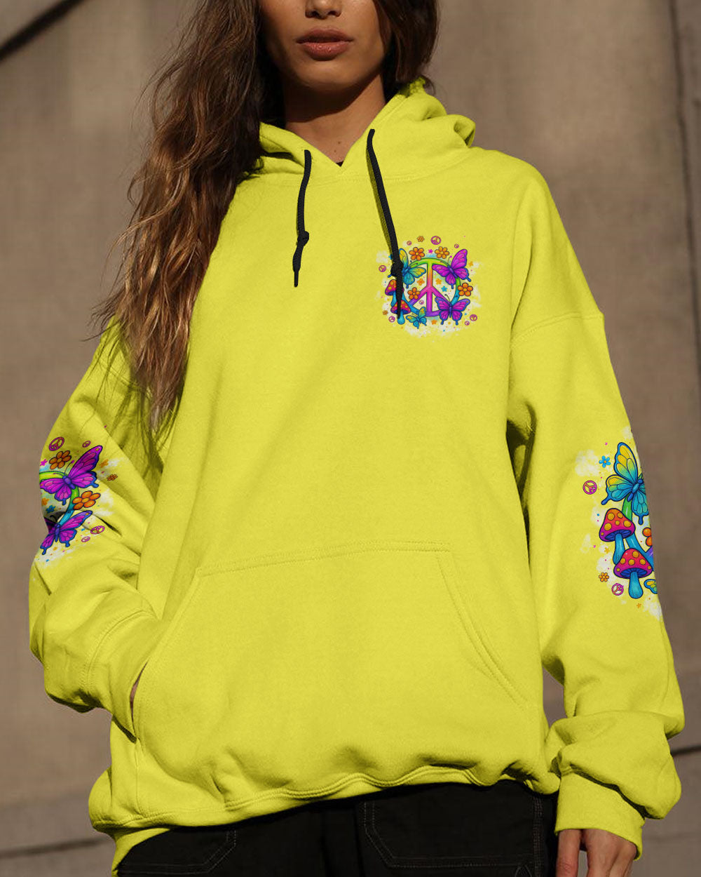 SAVE THE WORLD RAISE A HIPPIE ALL OVER PRINT - TYPQ0408252