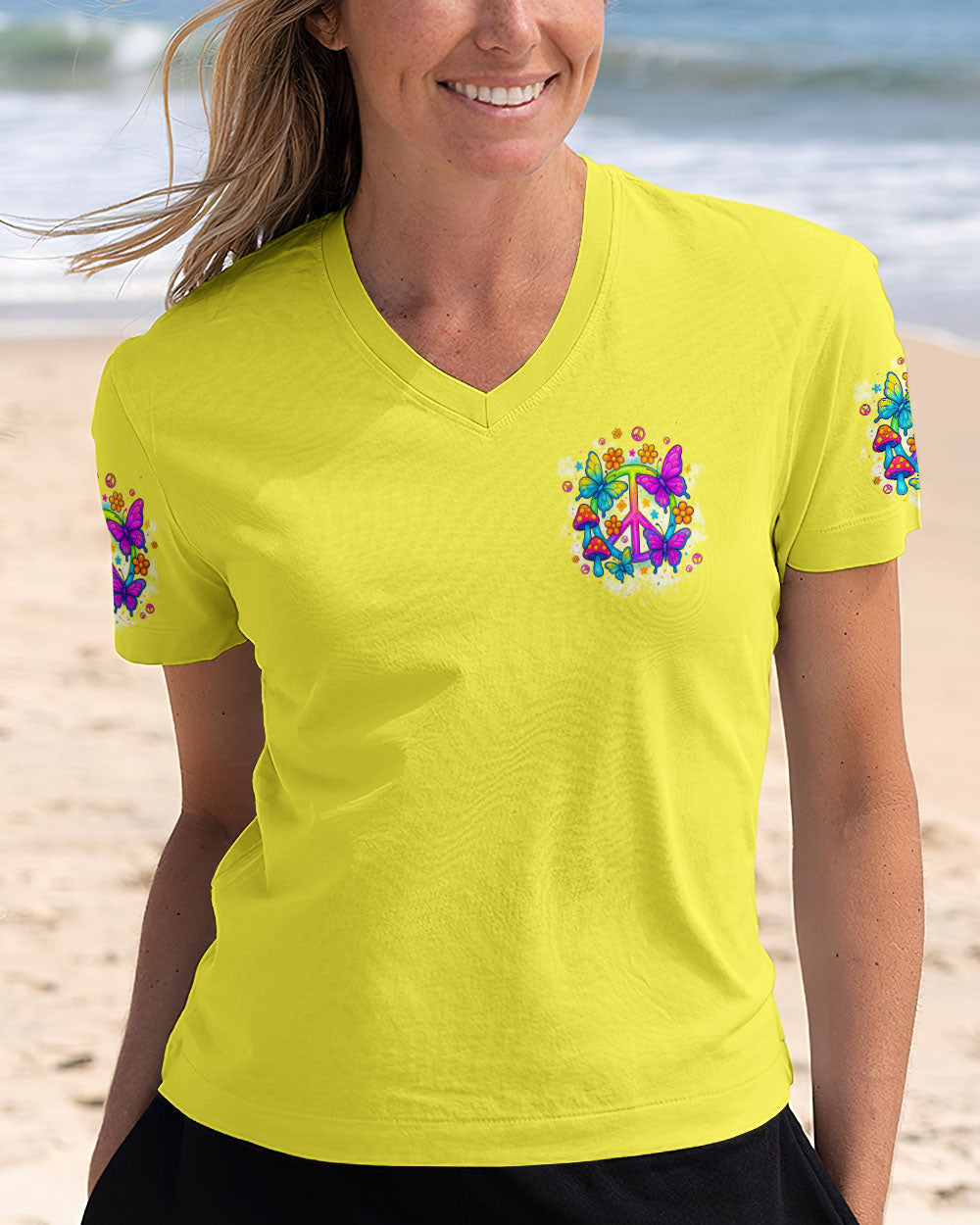 SAVE THE WORLD RAISE A HIPPIE ALL OVER PRINT - TYPQ0408252