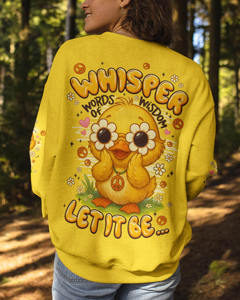 WHISPER WORDS OF WISDOM LET IT BE DUCK ALL OVER PRINT - TYPQ0409253