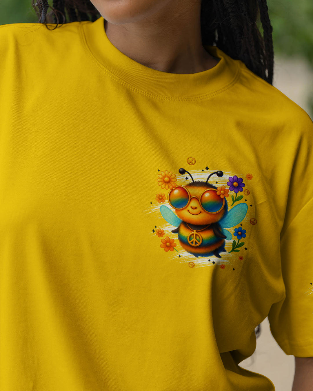 IN A WORLD WHERE YOU CAN BE ANYTHING BEE KIND ALL OVER PRINT - TYPQ0506253