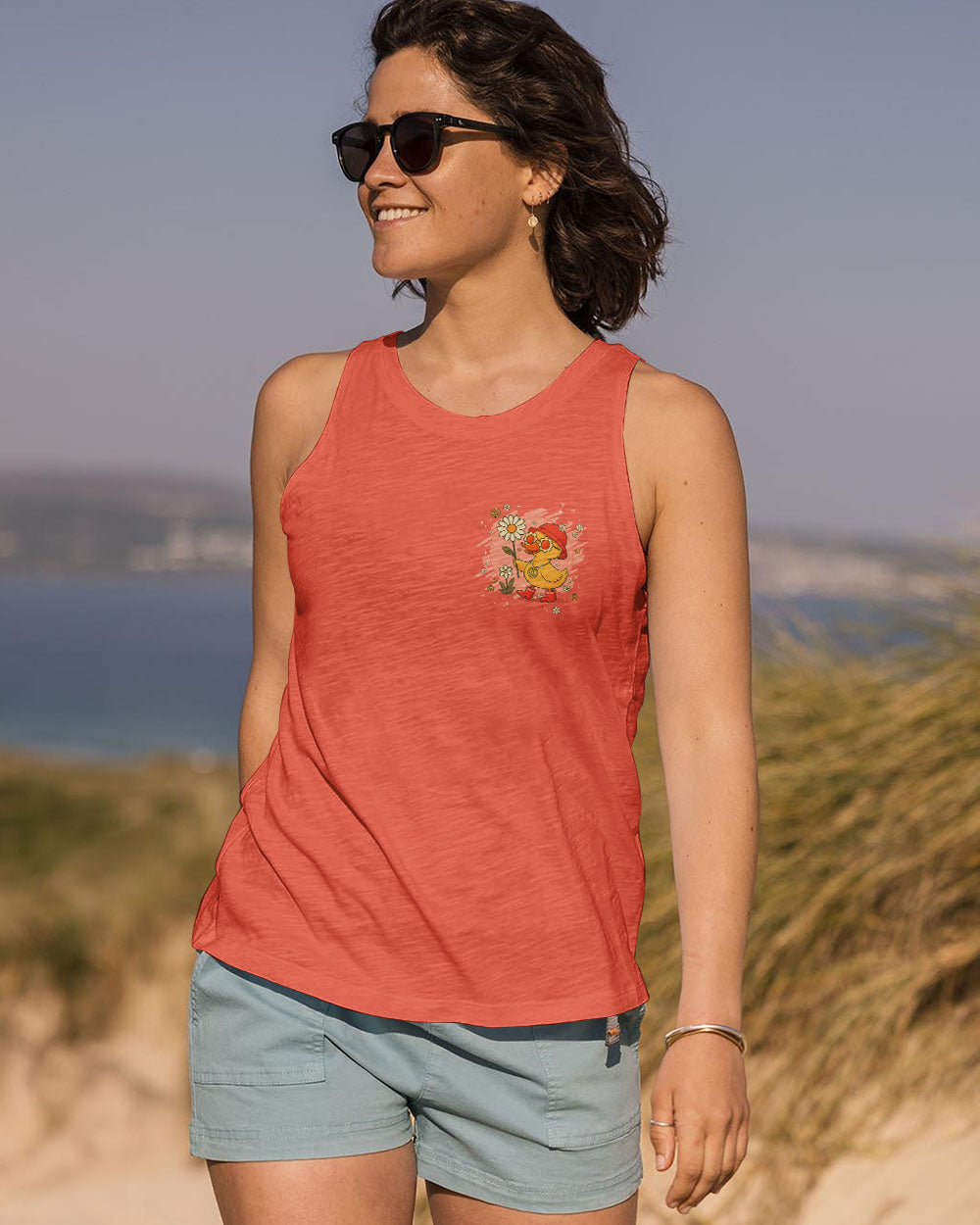 I'M NOT SHORT HIPPIE DUCK ALL OVER PRINT - TYPQ0508252