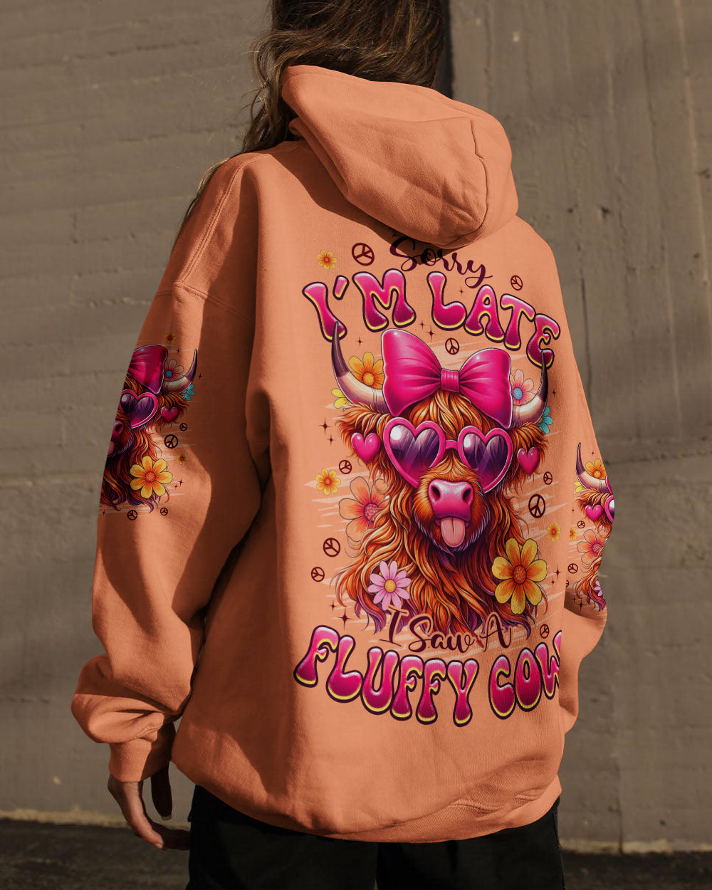 SORRY I'M LATE I SAW A FLUFFY COW ALL OVER PRINT - TYPQ0601261