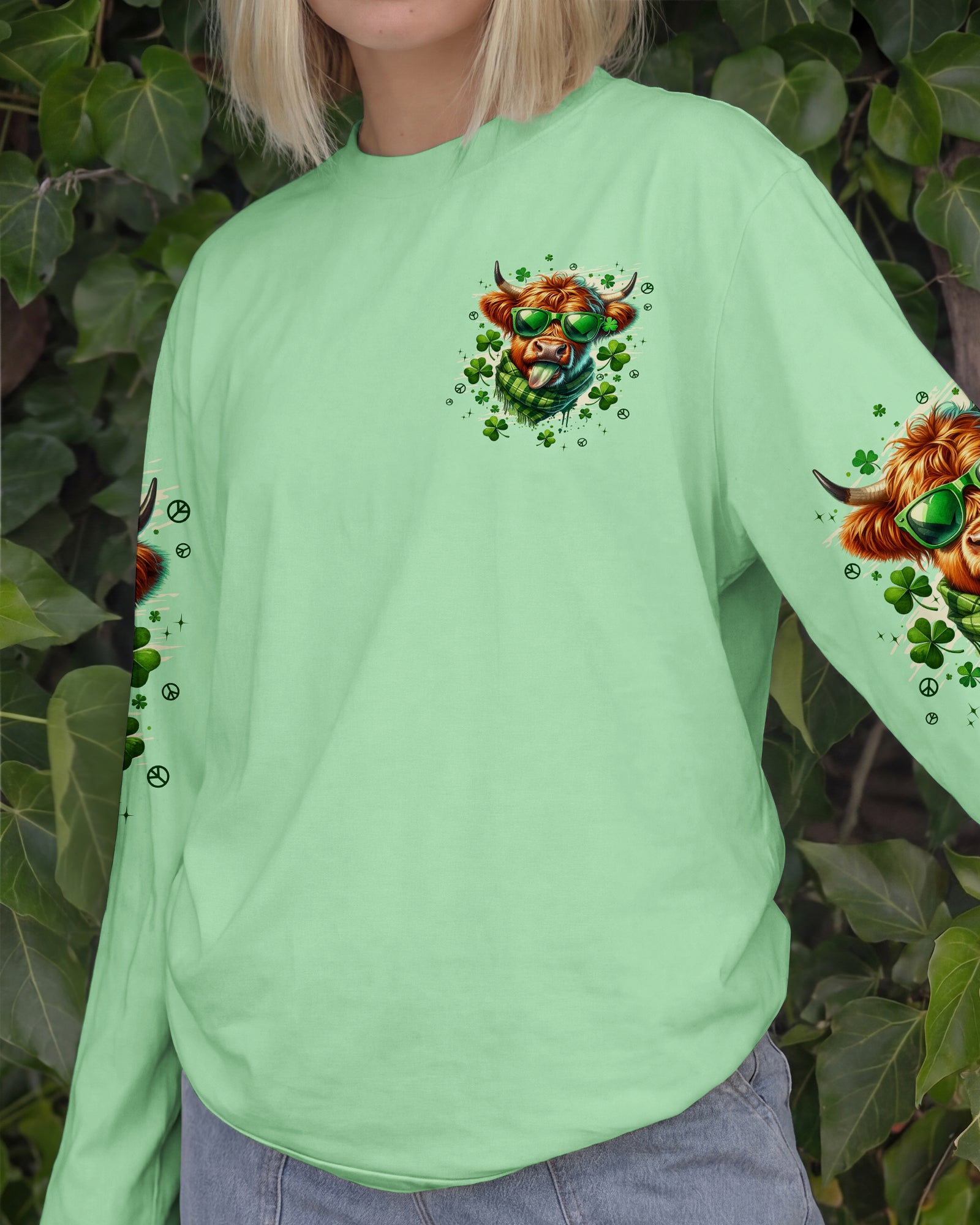 LET'S GET LUCKED UP COW PATRICK'S DAY ALL OVER PRINT - TYPQ0601262