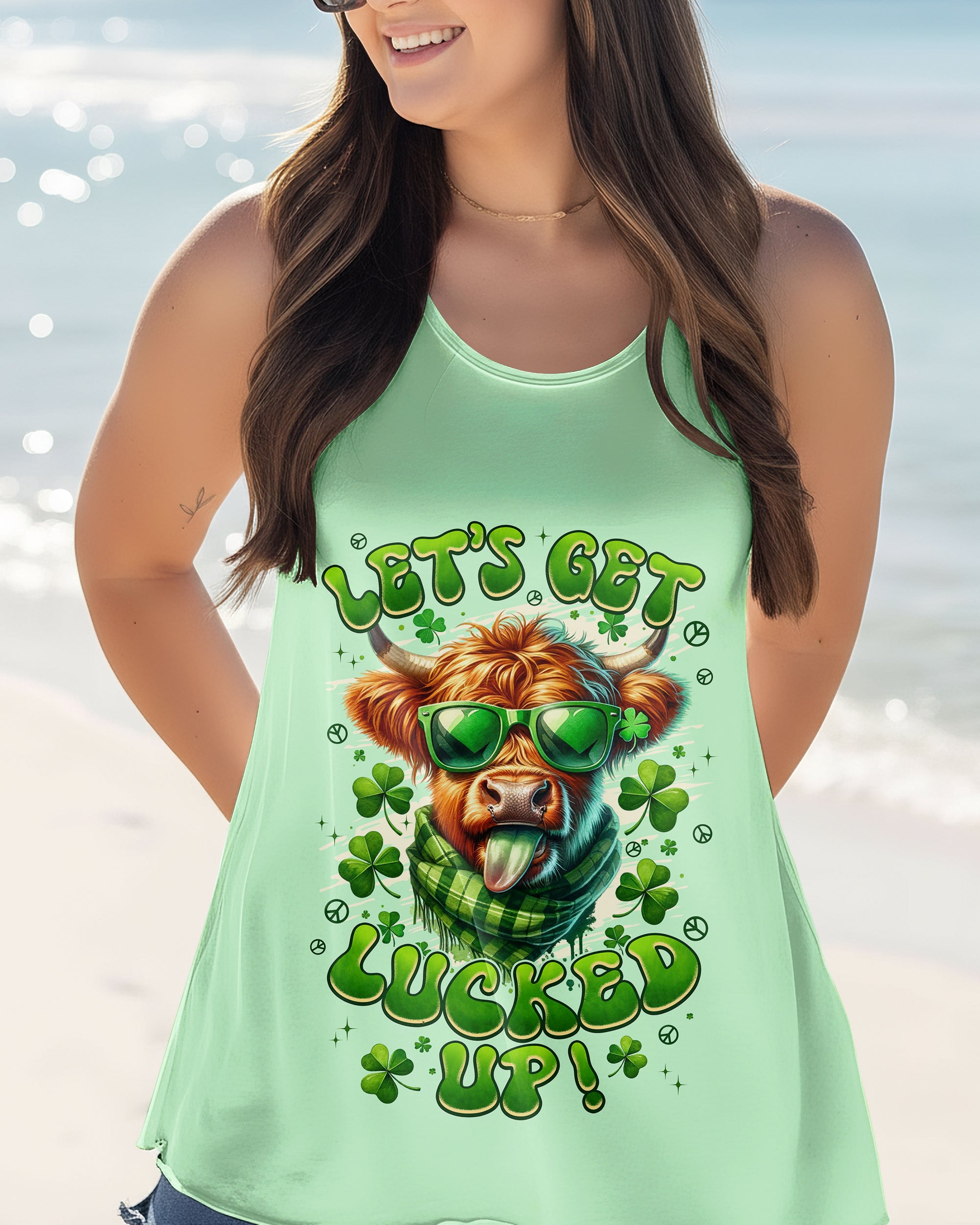 LET'S GET LUCKED UP COW PATRICK'S DAY ALL OVER PRINT - TYPQ0601262
