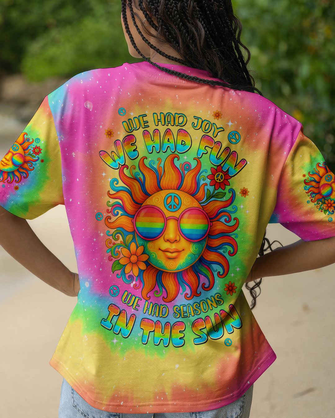 WE HAD SEASONS IN THE SUN TIE DYE ALL OVER PRINT - TYPQ0606252