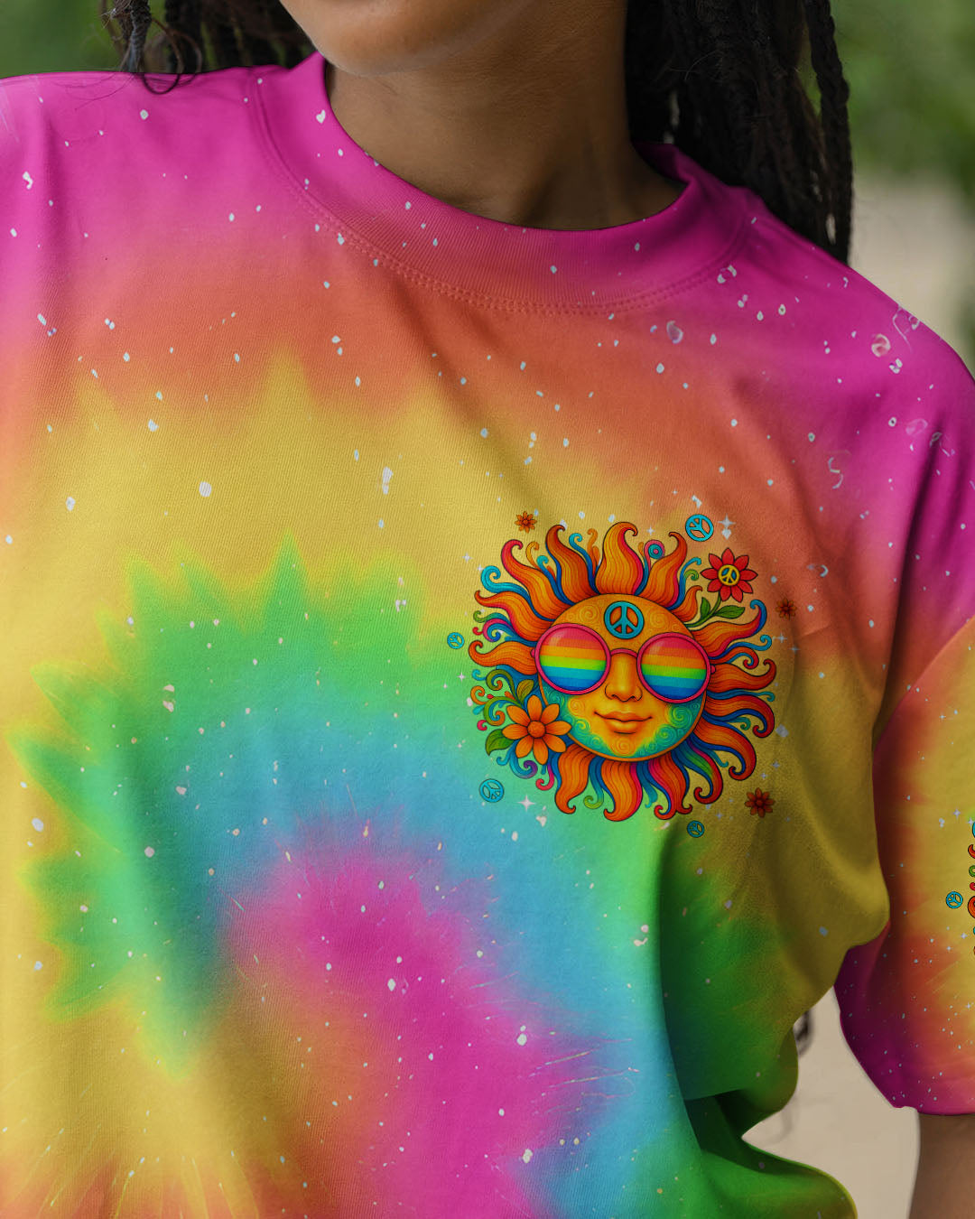 WE HAD SEASONS IN THE SUN TIE DYE ALL OVER PRINT - TYPQ0606252