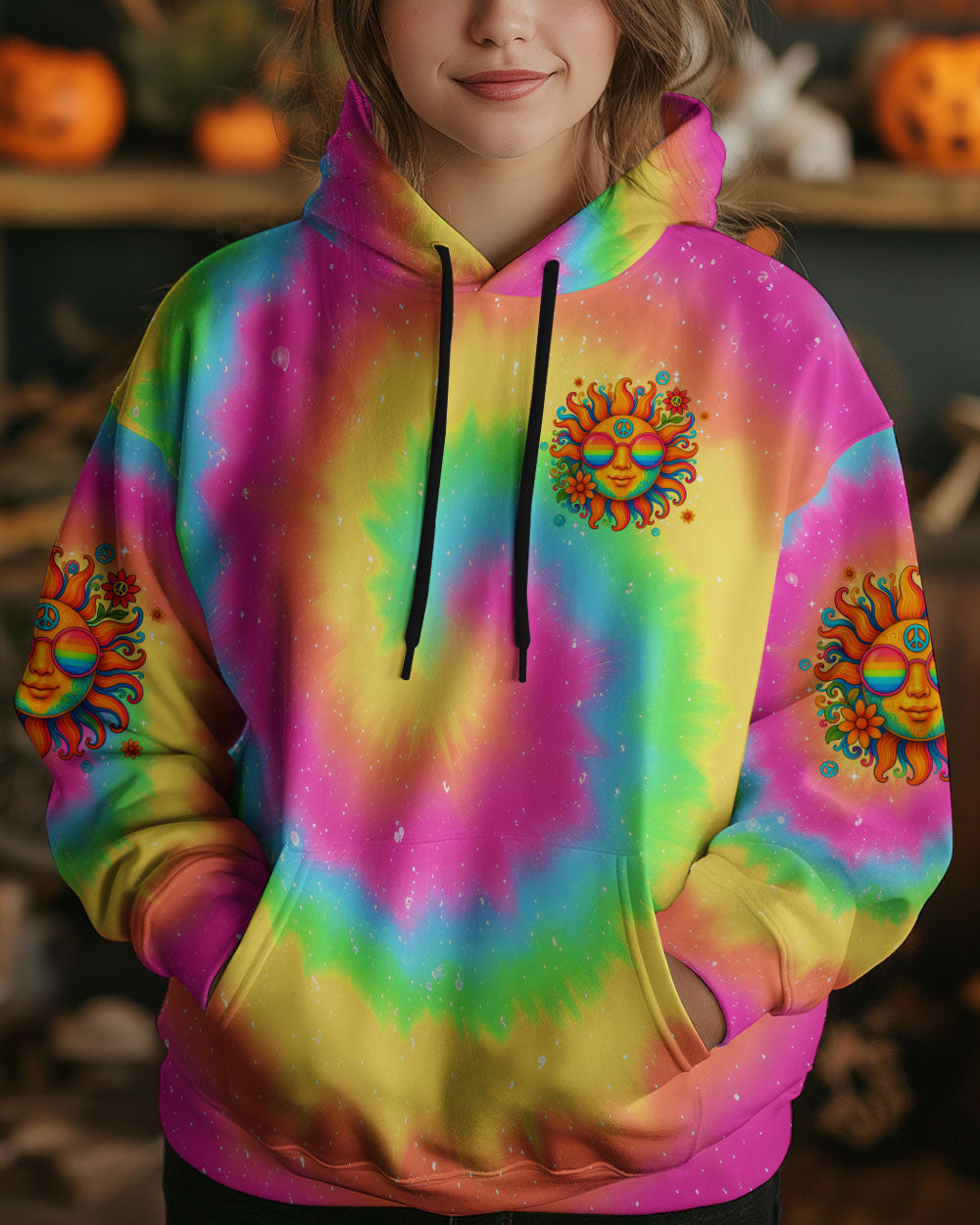 WE HAD SEASONS IN THE SUN TIE DYE ALL OVER PRINT - TYPQ0606252