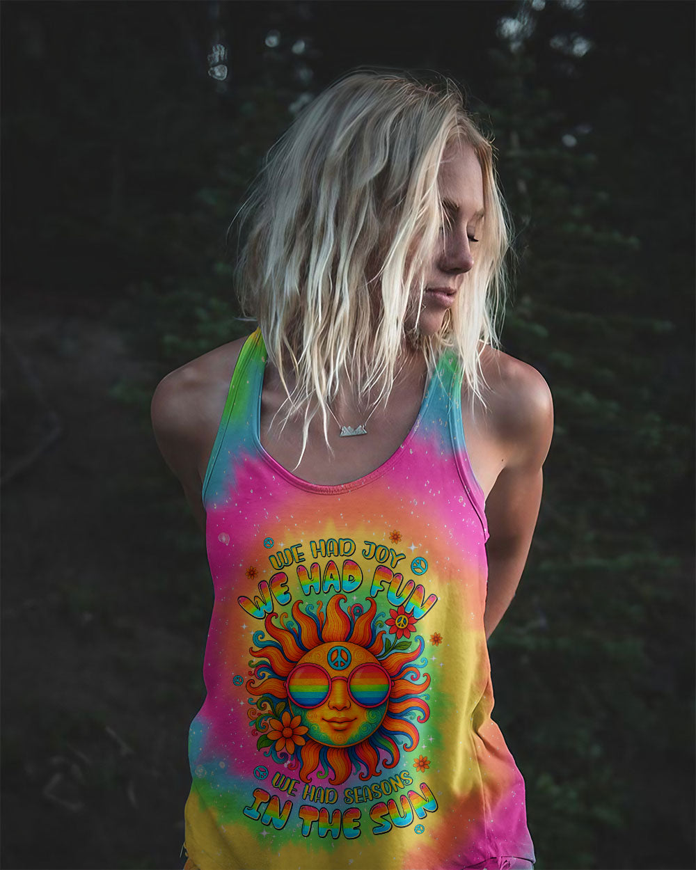 WE HAD SEASONS IN THE SUN TIE DYE ALL OVER PRINT - TYPQ0606252