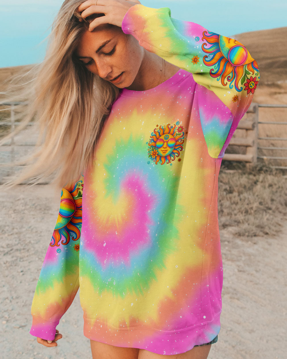 WE HAD SEASONS IN THE SUN TIE DYE ALL OVER PRINT - TYPQ0606252