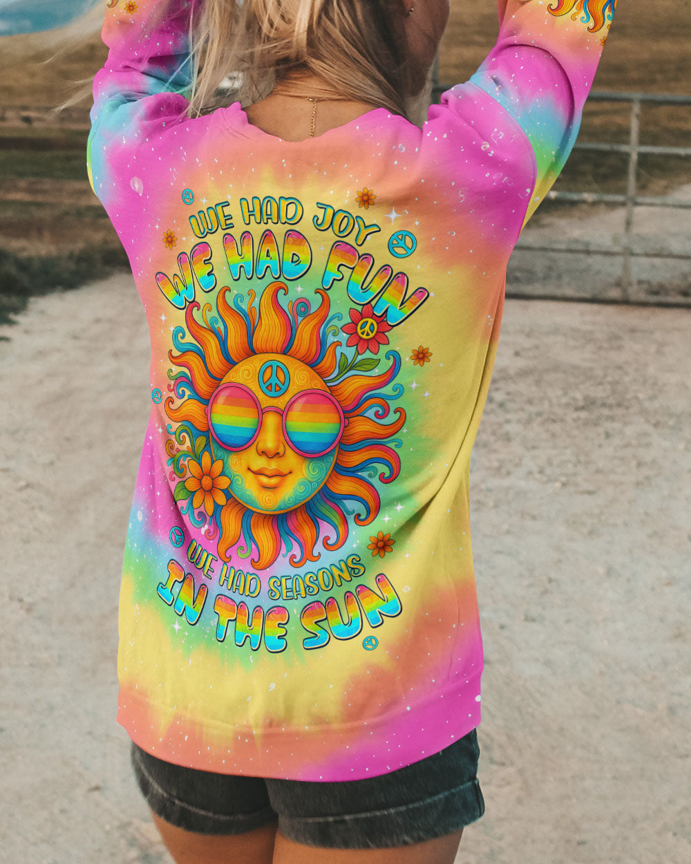 WE HAD SEASONS IN THE SUN TIE DYE ALL OVER PRINT - TYPQ0606252