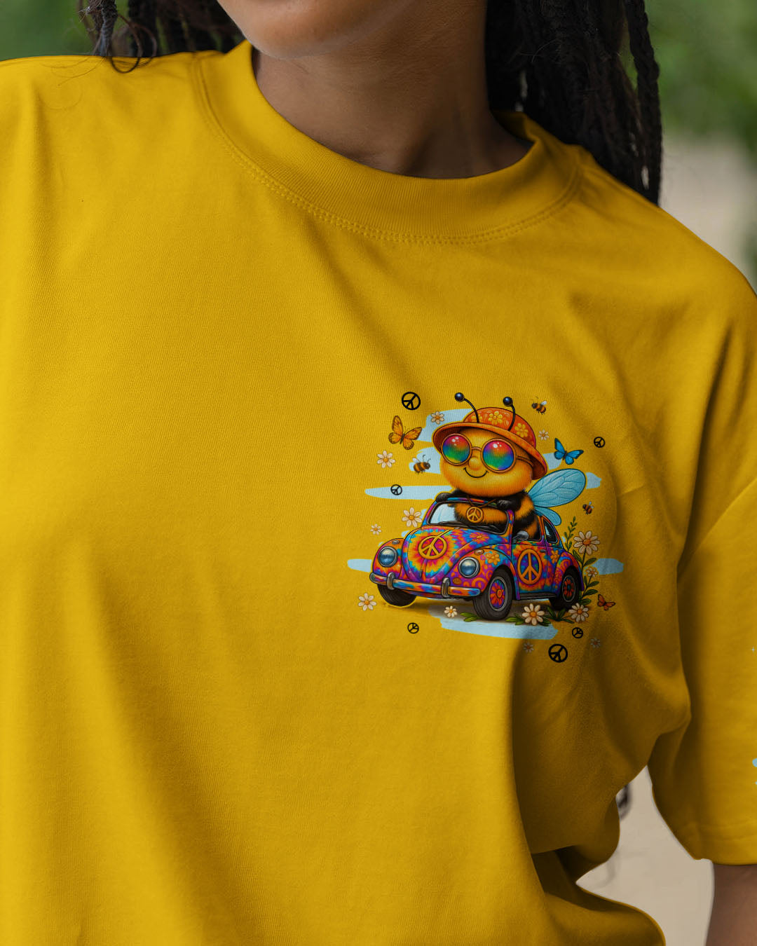 RUNNING AGAINST THE WIND BEE HIPPIE ALL OVER PRINT - TYPQ0807252