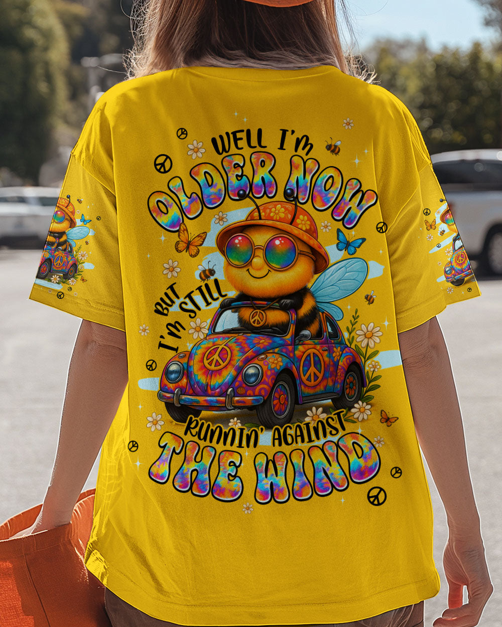 RUNNING AGAINST THE WIND BEE HIPPIE ALL OVER PRINT - TYPQ0807252