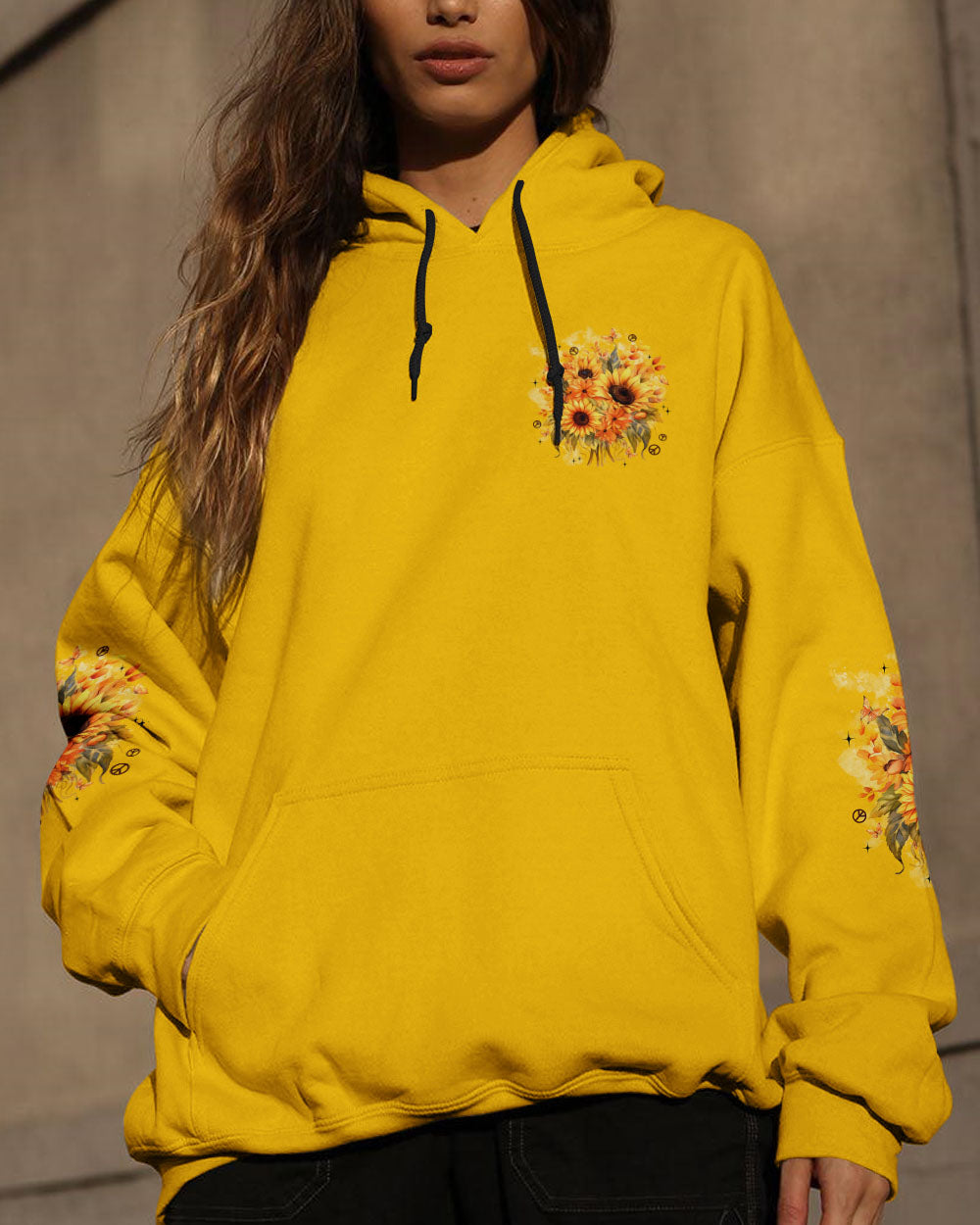 YOU BELONG AMONG THE WILDFLOWERS SUNFLOWER ALL OVER PRINT - TYPQ0810253